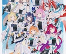 VTuberデザイン、ボカロ曲などのサムネ描きます アイコン、立ち絵、サムネ・MVイラスト全力で描きます！ イメージ3