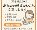 文章作成・整えます 【即日納品OK】あなたの伝えたいこと、文章にします イメージ1