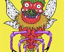色々な物のイラストを描きます 一度見たら忘れない独特なイラストデザインを描きます！ イメージ10