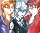 アイコンやヘッダー等、イラストを描きます 【アイコン】【ヘッダー】イラスト描きます イメージ1