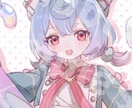 厚塗りで透明感のあるかわいいイラスト制作いたします アイコン、立ち絵、サムネイルなどさまざまな用途に！ イメージ1