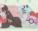 サムネやヘッダーに！　可愛く描きます 商用利用OK！　厚塗りふんわりあたたかいイラストを描きます！ イメージ2