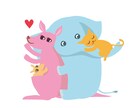 かわいいオリジナル動物イラスト描きます お好みの動物で、アイコン的イラストを描きます。 イメージ7