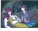 物語の世界にぐっと引き込むファンタジー挿絵描きます 臨場感満点の一枚絵はコンセプトアートや商品ジャケットにも!! イメージ4