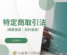 エステの開業に必要な概要書面と契約書面を作成します エステ開業に必要な法律書面の作成は行政書士にお任せください！ イメージ1