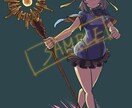 ゲーム製品クオリティでキャラクターデザイン致します ◆ゲームやVtuber等デザインされたキャラをご希望の方に！ イメージ1