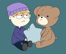Twitch配信用オリジナルスタンプ制作します オリジナルスタンプで配信を華やかにします！ イメージ1