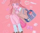 ポップでかわいいイラストお描きします 一枚イラスト、サムネイル、立ち絵等！ イメージ2