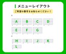 3日で納品！差が出るLINEリッチメニュー作ります プロのデザイナーにお任せ！初めての方も安心！ イメージ3