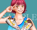 キラッとした質感や透明感のある人物の絵を描きます SNSアイコンや配信用のイラスト等にも！ イメージ9