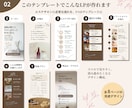 Canvaで使えるLPテンプレートを販売します エステサロン向け｜スマホファーストLP イメージ2
