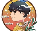 様々なタイプの男性イラストを作成いたします 格好いい！可愛い！美人！イケメンイラストをお求めの方へ イメージ5