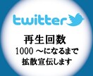 Twitter+1000回再生されるまで拡散します 圧倒的拡散力と低価格、音楽事務所が勧める拡散 イメージ1