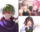 最短3日!!!様々な用途に合うイラストを描きます 顔アップから全身まで幅広く対応可能です！ イメージ4