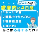 自己分析から応募書類までトータルで転職支援します キャリアカウンセリング4日間、自己分析、転職相談、キャリア イメージ1