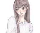やさしい雰囲気のおしゃれ美女アイコン描きます 顔出し無しでおしゃれ可愛いSNS活動をしたい方におすすめ イメージ3