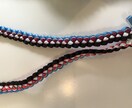 ハワイアンリボンレイのストラップ、作成します 4色まで組み合わせ可能、みんなとは違う「推し紐」も作成します イメージ4