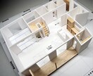 検討用スタディ模型、住宅模型、建築模型を製作します 住宅図面をカタチに、外観、間取り図を具体的なカタチに イメージ2