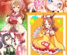 イラストのオーダーメイドをいたします イラストを描きます！ちびキャラから等身高めまで対応します！ イメージ2