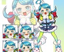 なんでも使えるオリジナル立ち絵作成いたします 個性的なキャラクターデザインお任せください！ イメージ5