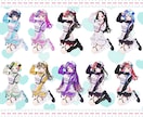 最短当日！IRIAMもOK◎ジャージメイド描きます 配信にも！ジャージメイド姿のキャラクターを即納でお書きします イメージ4