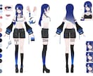 VTuberやVライバー活動に！イラスト描きます 一枚絵/立ち絵/ミニキャラ/グッズイラスト/歌みたイラスト イメージ4