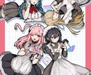 女の子のバストアップ・SDイラスト描きます 女の子、もしくは中性的な子のイラストを描かせていただきます。 イメージ1