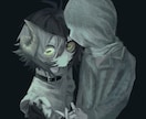 厚塗りでダークな雰囲気のイラスト制作します オリジナルの一枚絵、動画用サムネイルなど イメージ4