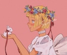 歌ってみたやアイコンに！女の子イラストを制作します 世界観重視のおしゃれなイラスト｜修正2回まで◎ イメージ4