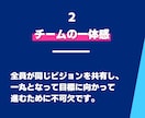 スモールチームを強化する【経営指針書】を作成します 組織のチーム力向上に欠かせない経営指針書を専門家が作成します イメージ4