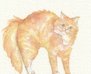 ふんわりとした水彩でペットのイラストを手描きします アイコン、待ち受けやプレゼントにも、かわいい透明水彩の絵を イメージ5
