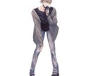 TRPG等に使える全身の立ち絵を制作致します 表情差分2つ付！カラーで制作致します イメージ6