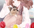 動画MVや配信画面に◎可愛い1枚絵イラスト描きます 丁寧なヒアリングと迅速な対応◎特別な1枚をお届けします イメージ3