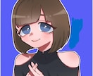 あなたのためのアイコン描きます アニメ風、ビビット色、インパクト強めの絵をお届けします イメージ1