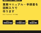業務マニュアル・手順書を図解入りで作ります 誰が読んでも同じ手順で進められる形に整えます イメージ1
