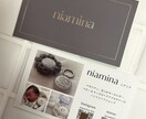 セット割／シンプルで上品な名刺・ロゴを作成します ミニマルで上品な女性らしいデザイン イメージ3