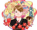 似顔絵を作成します 大切な人や家族への贈り物・プレゼントのおまけ・アイコンなどに イメージ1