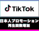 TikTok日本人再生増えるまで拡散します ココナラ最安★日本国内1000再生回数増加 イメージ1