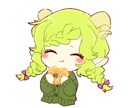 デフォルメキャラを描きます プレゼントや広告などに一人添えてみませんか イメージ2