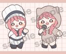 ミニキャライラストを描きます キラキラおめめで個性的かつかわいさを！ イメージ4