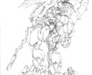 メカニック、キャラクターデザインします AIを使わない完全オリジナルなタッチをお届けします イメージ1