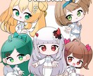 デフォルメ・SD・ちびキャライラスト描きます まんまるで可愛いちびキャライラストです イメージ4