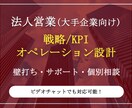 営業向けのKPI/業務改善案を作成します 大手企業を対象に受注率UPに向けた実践的なアドバイスを提供 イメージ1