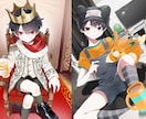 可愛い少年少女‼️立ち絵一枚絵描きます 少年少女の絵はお任せください！！ イメージ3