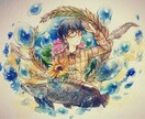 水彩でかわいいイラストを描きます 透明水彩！早くかわいいイラストが得意です♪ イメージ4