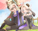 一枚絵を描きます キャラクターを最大級に魅力的に!そんな一枚絵を! イメージ3