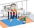 脱力系ヘタウマイラストを作成します 唯一無二の独特なイラストを作成！人物のみ・背景込みも対応！ イメージ2