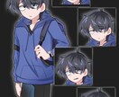 TRPGのキャラクター立ち絵描きます 表情差分を5種類無料で描きます！ イメージ2