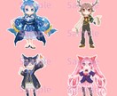 ドット絵立ち絵作成します 選べる6種のポーズ！グッズにもお使いいただけます イメージ3