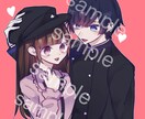 夢絵描きます 推し様とあなた様の仲良しイラストかきます◎ イメージ2